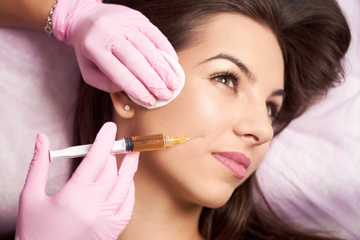 Woman Getting Restylane Filler at Eros beauty and Wellness in San Diego, CA