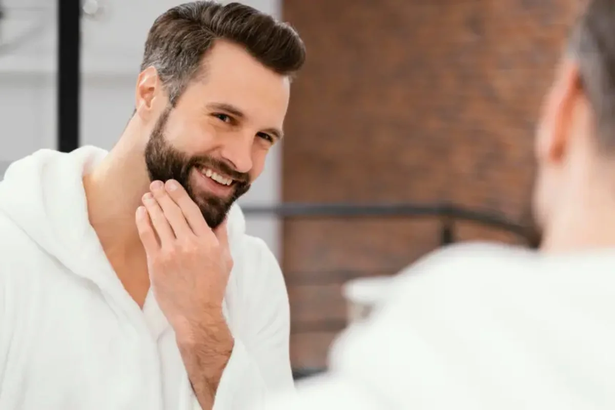 Mens skin care for healthy skin and beard maintenance
